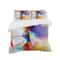 Designart 'Creative Flower in Multiple Colors' Modern & Contemporary Bedding Set - Duvet Cover & Shams